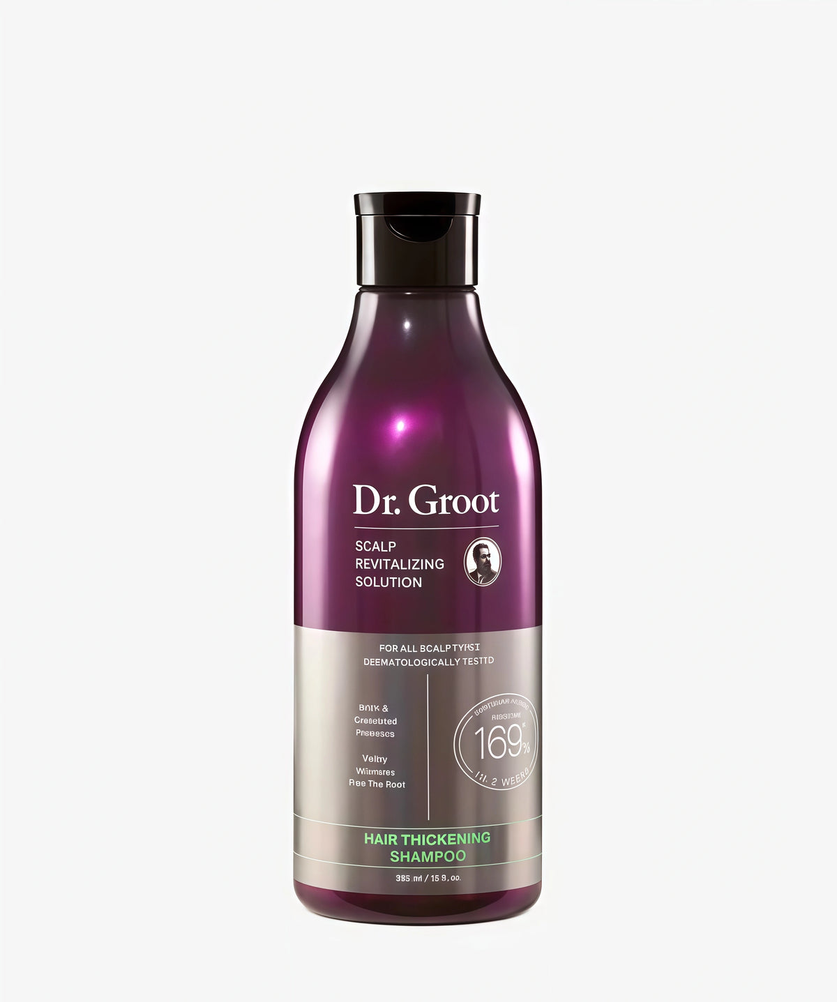 Dr. Groot Hair Thickening Shampoo, Korean Hair Care with Biotin, Rosemary Oil to Help Volumize Thinning, Damaged Hair, Hydrate Hair and Scalp, Biotin Shampoo, Scalp Revitalizing Solution