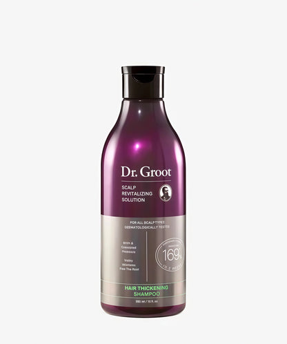 Dr. Groot Hair Thickening Shampoo, Korean Hair Care with Biotin, Rosemary Oil to Help Volumize Thinning, Damaged Hair, Hydrate Hair and Scalp, Biotin Shampoo, Scalp Revitalizing Solution